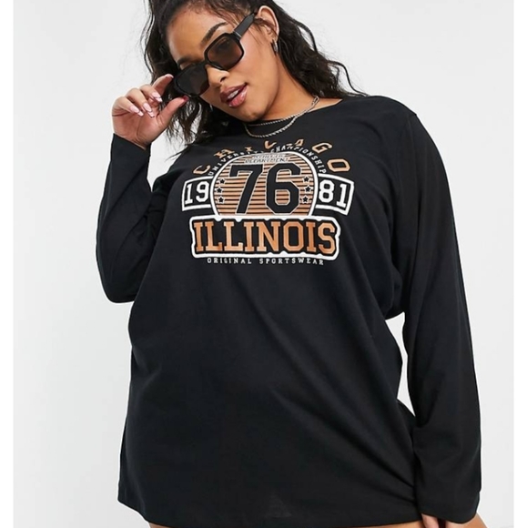 New 💯% Organic COTTON Noisy May lounge tunic long line t-shirt  #A184N - Picture 8 of 8